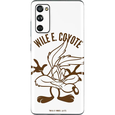 Looney Tunes Wile E Coyote Big Head Galaxy S20 Fan Edition Skin
