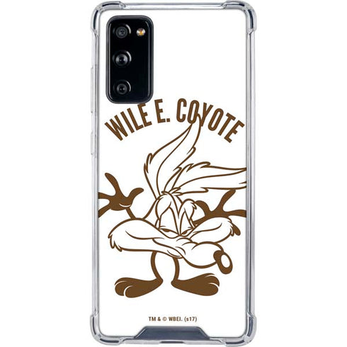 Looney Tunes Wile E Coyote Big Head Galaxy S20 FE Clear Case