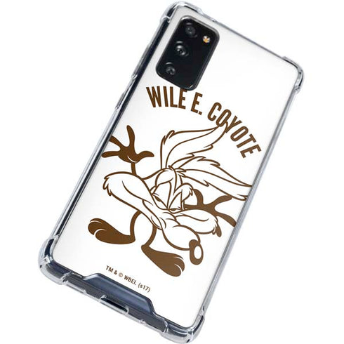 Looney Tunes Wile E Coyote Big Head Galaxy S20 FE Clear Case