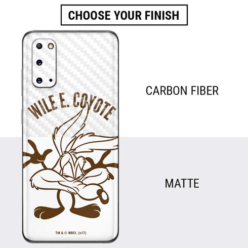 Looney Tunes Wile E Coyote Big Head Galaxy S20 Skin