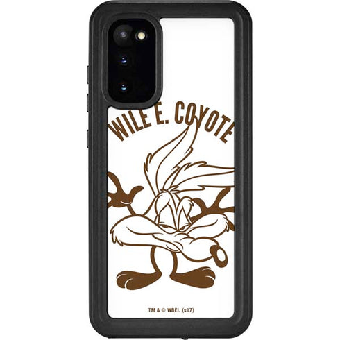 Looney Tunes Wile E Coyote Big Head Galaxy S20 Waterproof Case