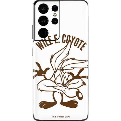 Looney Tunes Wile E Coyote Big Head Galaxy S21 Ultra 5G Skin
