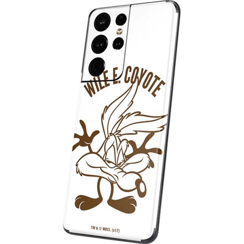 Looney Tunes Wile E Coyote Big Head Galaxy S21 Ultra 5G Skin