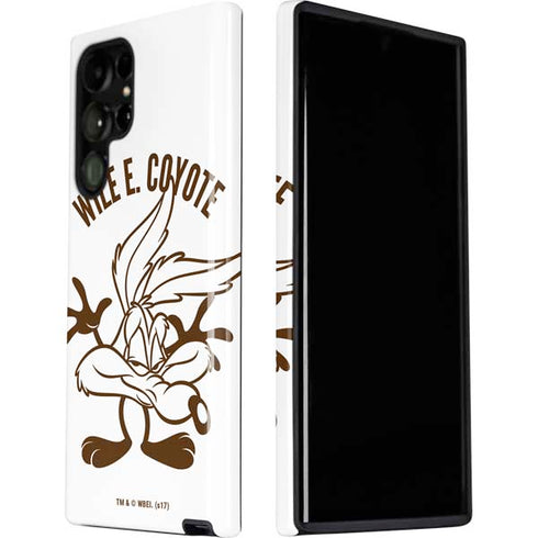 Looney Tunes Wile E Coyote Big Head Galaxy S22 Ultra Pro Case