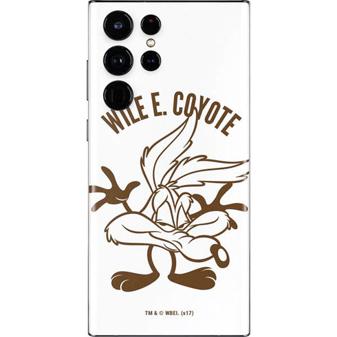 Looney Tunes Wile E Coyote Big Head Galaxy S22 Ultra Skin