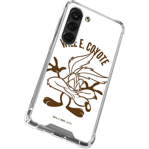 Looney Tunes Wile E Coyote Big Head Galaxy S23 Clear Case