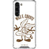 Looney Tunes Wile E Coyote Big Head Galaxy S23 Plus Clear Case