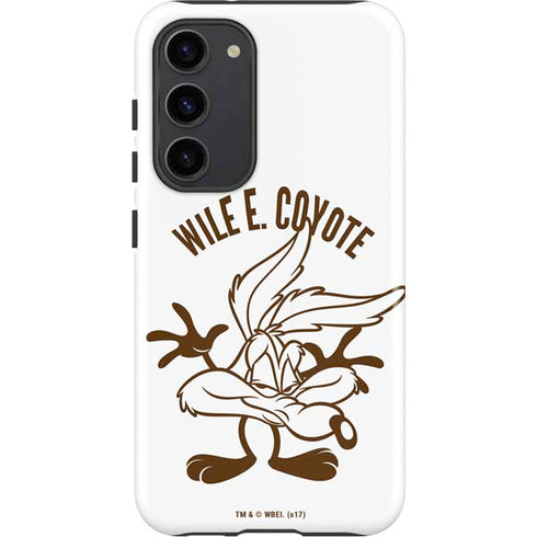 Looney Tunes Wile E Coyote Big Head Galaxy S23 Plus Pro Case
