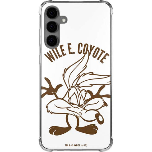 Looney Tunes Wile E Coyote Big Head Galaxy S24 Plus Clear Case