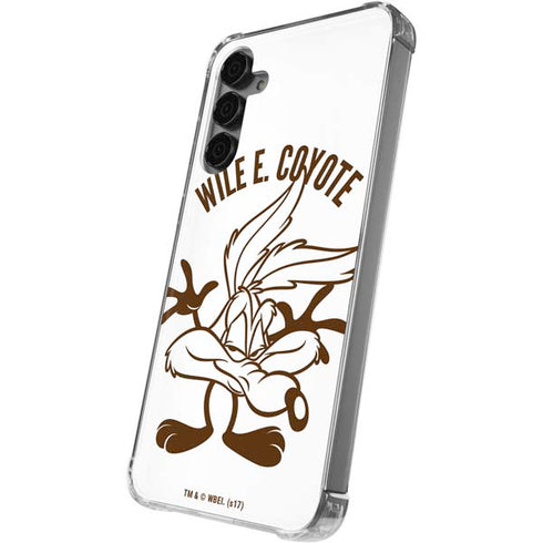 Looney Tunes Wile E Coyote Big Head Galaxy S24 Plus Clear Case