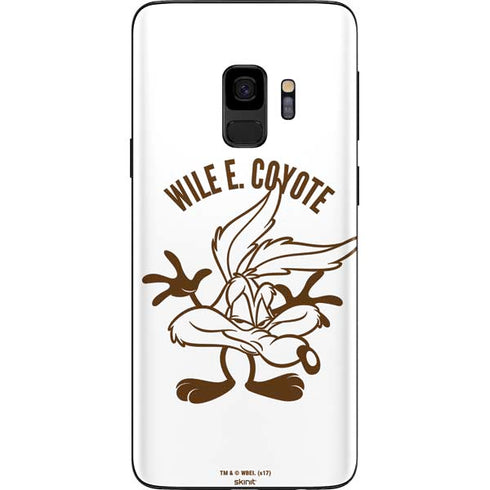 Looney Tunes Wile E Coyote Big Head Galaxy S9 Skin
