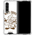 Looney Tunes Wile E Coyote Big Head Galaxy Z Fold4 5G Clear Case