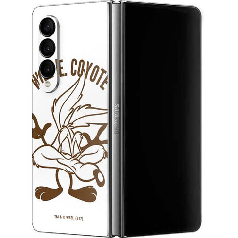 Looney Tunes Wile E Coyote Big Head Galaxy Z Fold4 5G Skin