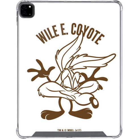 Looney Tunes Wile E Coyote Big Head iPad Pro 12.9in (2020) Clear Case