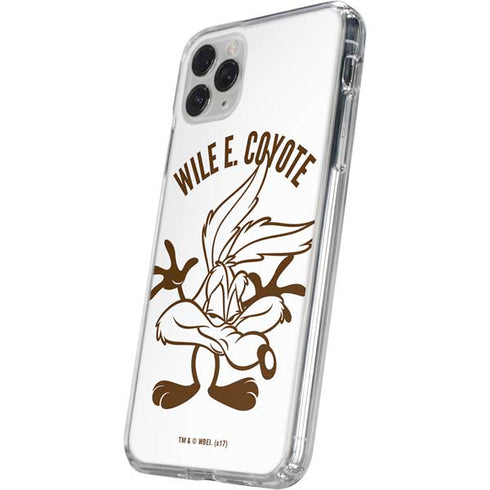 Looney Tunes Wile E Coyote Big Head iPhone 11 Pro Clear Case