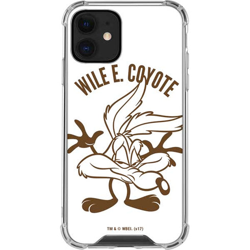 Looney Tunes Wile E Coyote Big Head iPhone 12 Mini Clear Case