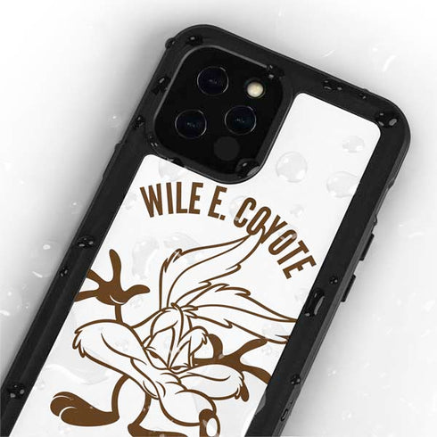 Looney Tunes Wile E Coyote Big Head iPhone 12 Pro Waterproof Case