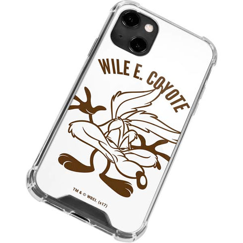 Looney Tunes Wile E Coyote Big Head iPhone 14 Clear Case