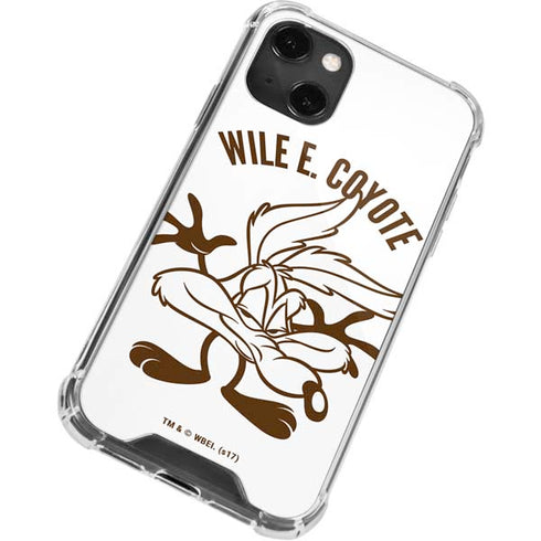 Looney Tunes Wile E Coyote Big Head iPhone 14 Plus Clear Case