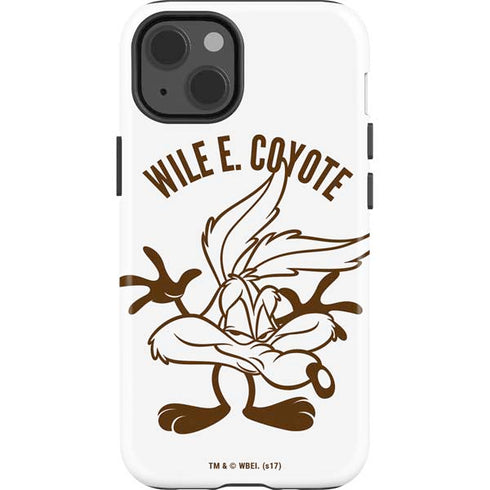 Looney Tunes Wile E Coyote Big Head iPhone 14 Impact Case