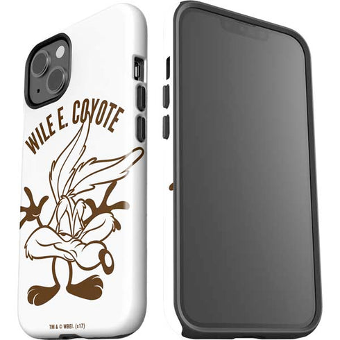 Looney Tunes Wile E Coyote Big Head iPhone 14 Impact Case