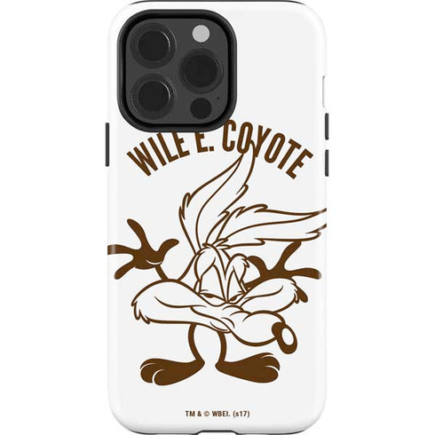 Looney Tunes Wile E Coyote Big Head iPhone 15 Pro Impact Case