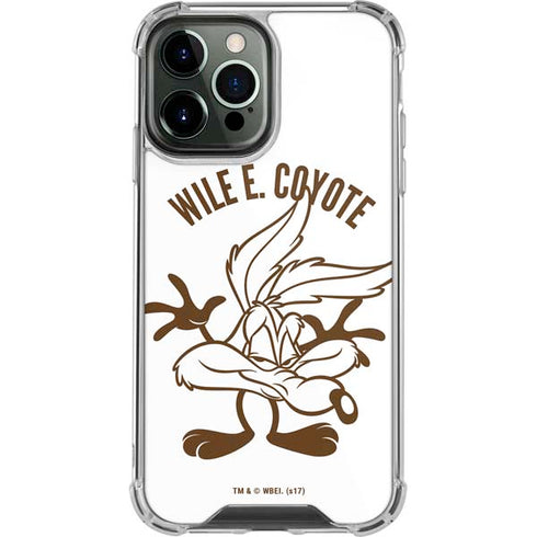 Looney Tunes Wile E Coyote Big Head iPhone 15 Pro Max Clear Case