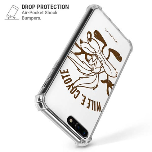 Looney Tunes Wile E Coyote Big Head iPhone 7/8 Plus Clear Case