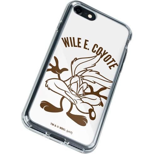 Looney Tunes Wile E Coyote Big Head iPhone SE (2nd & 3rd Gen) Clear Case