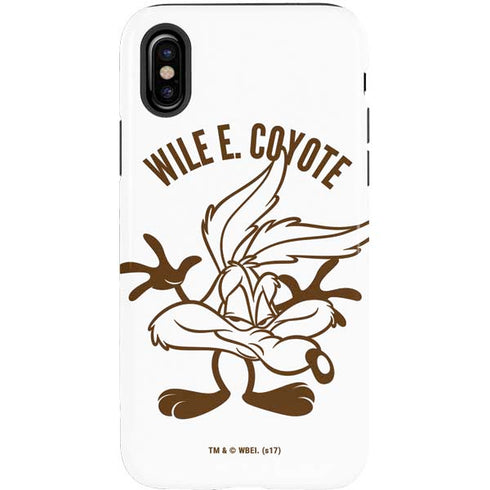 Looney Tunes Wile E Coyote Big Head iPhone X Pro Case