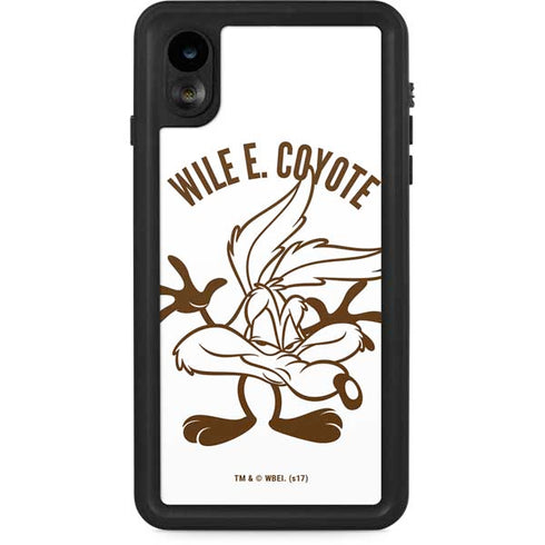 Looney Tunes Wile E Coyote Big Head iPhone XR Waterproof Case