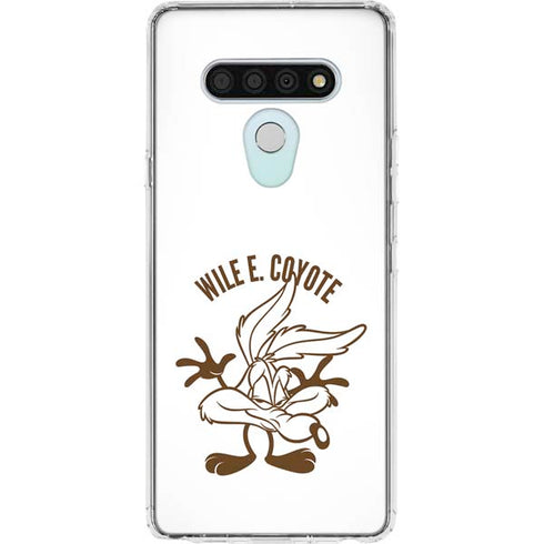 Looney Tunes Wile E Coyote Big Head LG Stylo 6 Clear Case
