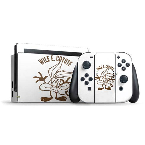 Looney Tunes Wile E Coyote Big Head Nintendo Switch Bundle Skin
