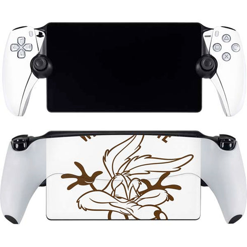 Looney Tunes Wile E Coyote Big Head PlayStation Portal Remote Player Skin