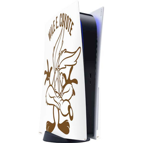 Looney Tunes Wile E Coyote Big Head PS5 Console Skin