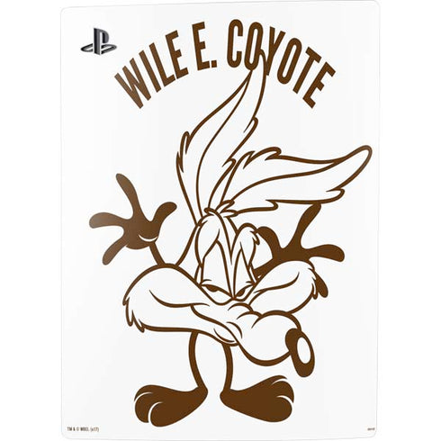 Looney Tunes Wile E Coyote Big Head PS5 Digital Edition Console Skin