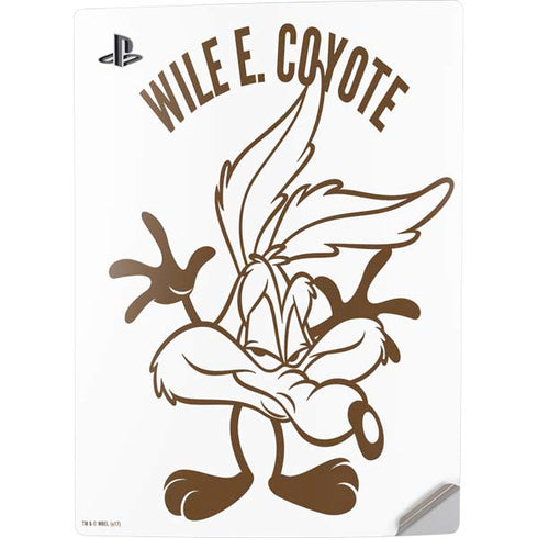 Looney Tunes Wile E Coyote Big Head PS5 Digital Edition Console Skin