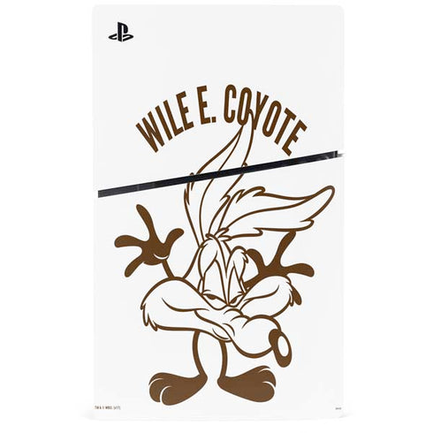 Looney Tunes Wile E Coyote Big Head PS5 Slim Disk Bundle Skin