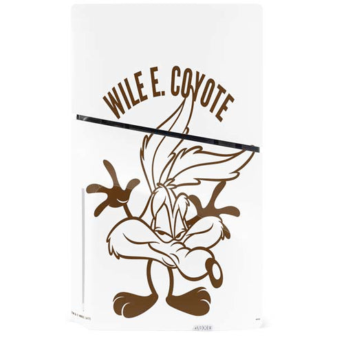 Looney Tunes Wile E Coyote Big Head PS5 Slim Disk Bundle Skin