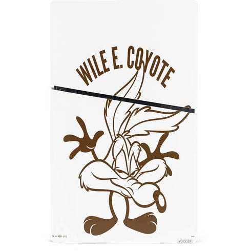 Looney Tunes Wile E Coyote Big Head PS5 Slim Digital Edition Bundle Skin
