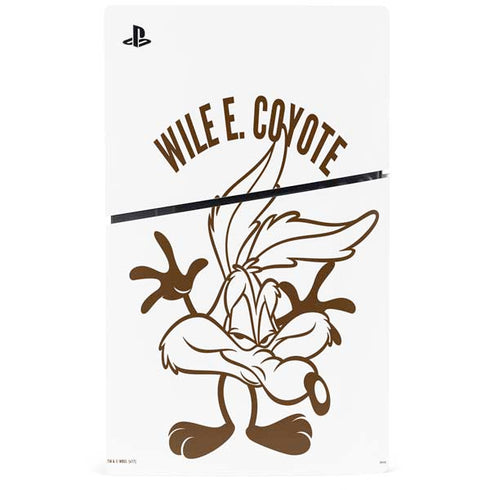Looney Tunes Wile E Coyote Big Head PS5 Slim Digital Edition Console Skin