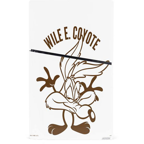 Looney Tunes Wile E Coyote Big Head PS5 Slim Digital Edition Console Skin