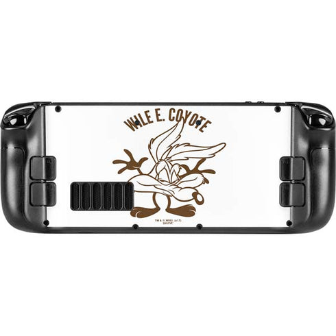 Looney Tunes Wile E Coyote Big Head Steam Deck Handheld Gaming Computer Skin
