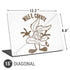Looney Tunes Wile E Coyote Big Head Universal Laptop 15in (12.2 x 8.8in) Skin