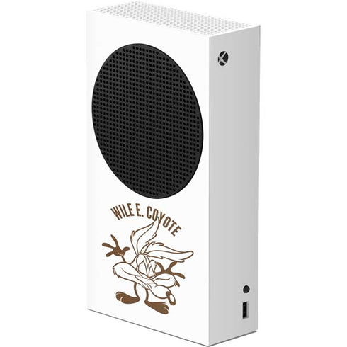 Looney Tunes Wile E Coyote Big Head Xbox Series S Console Skin