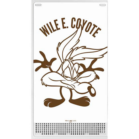 Looney Tunes Wile E Coyote Big Head Xbox Series S Console Skin