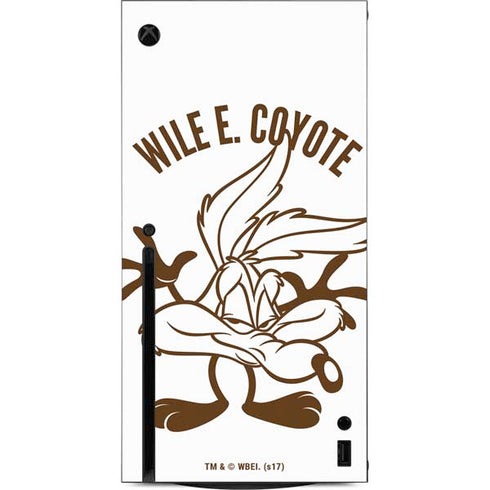 Looney Tunes Wile E Coyote Big Head Xbox Series X Console Skin