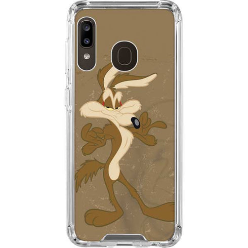 Looney Tunes Wile E Coyote Double Galaxy A30 Clear Case