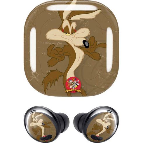 Looney Tunes Wile E Coyote Double Galaxy Buds Pro Skin