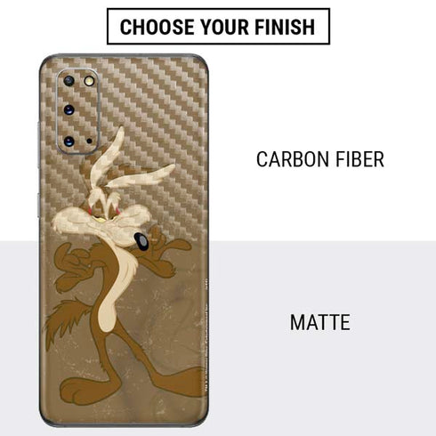 Looney Tunes Wile E Coyote Double Galaxy S20 Skin